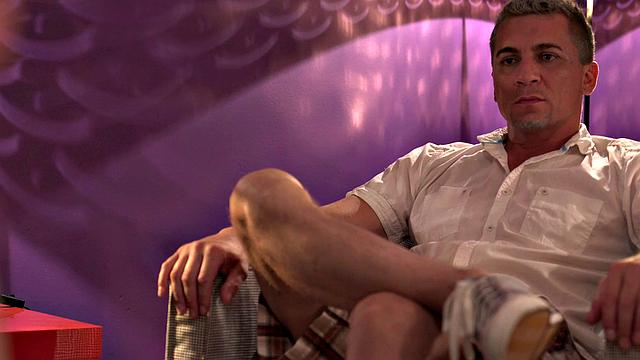 Watch this Asian babe with tattoos get her skinny panties ripped while standing up and fucking like a pro