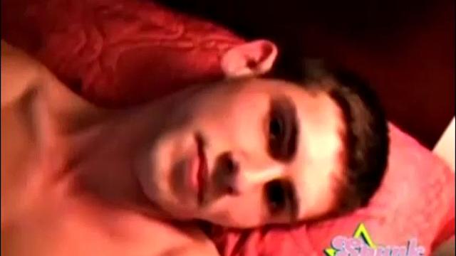 Super cute Alex Trenton is a horny 18 year old. He gets naked and hops on the bed, working his decent size cock up hard. Then Alex dry humps the bed and fingers his hole, while giving us a good close-up