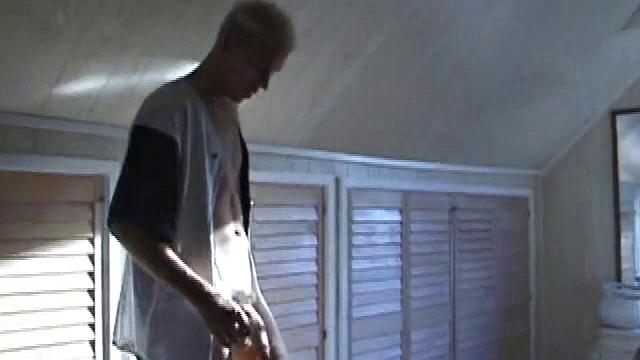 Blond Twink Stroking