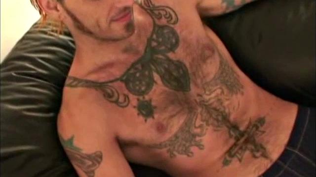 Covered in tattoos and hair died orange, this wild looking man is both sensible and intelligent. When he arrived on his motorcycle, wearing leather pants, I was smitten. Greve is quite a character, and there's never a dull moment with him.