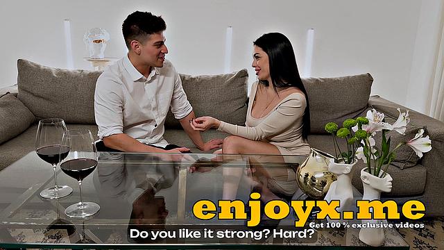 Gorgeous dark-haired big-chested superstar Sapphire Astrea meets Jason Carrera for an insane sexual ride in total HD - First time!