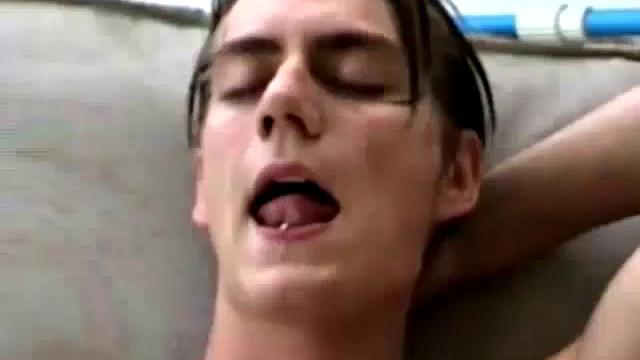This 18 year old surfer boy has a reputation for showing off his dick every chance he gets. Twista sports wood backstroking in the pool, and can't resist jacking off. He slams his dick in the camera like he's fucking it.