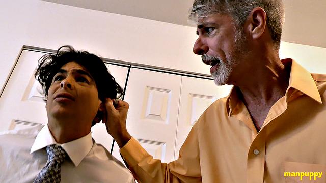 Ear Fetish Domination for Step-Son - Julian Jaden & Richard Lennox