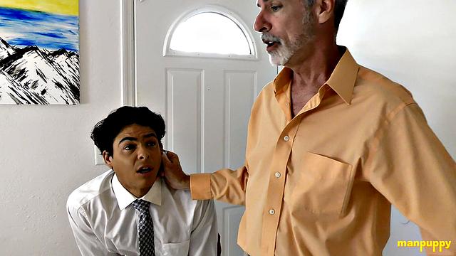 Ear Fetish Domination for Step-Son - Julian Jaden & Richard Lennox