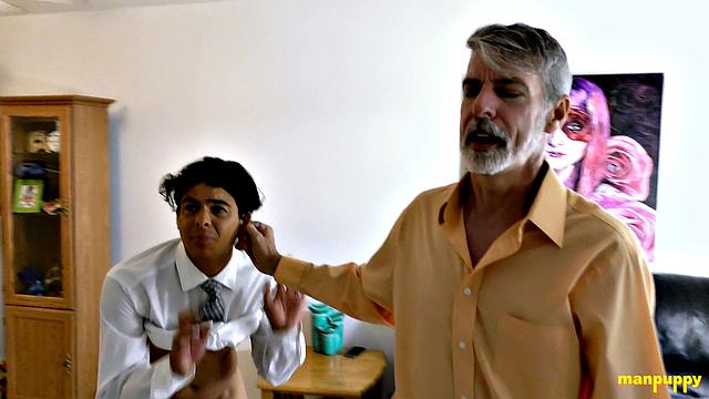 Ear Fetish Domination for Step-Son - Julian Jaden & Richard Lennox