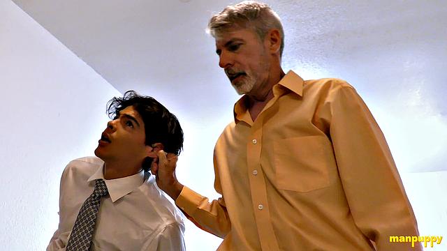 Ear Fetish Domination for Step-Son - Julian Jaden & Richard Lennox