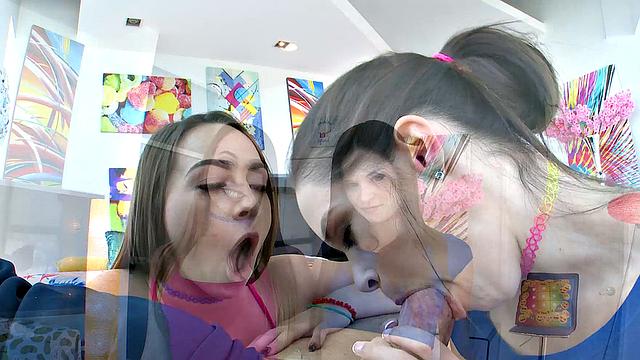 A Pair Of Hungry Cocksuckers With Jenna And Taylor