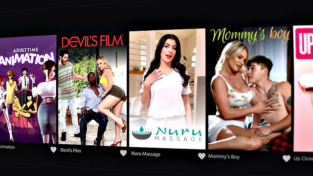 Дженнифер Уайт мажет маслом и устраивает нуру-массаж для спасения брака Мелиссы Страттон, а муж смотрит и не верит своему счастью.