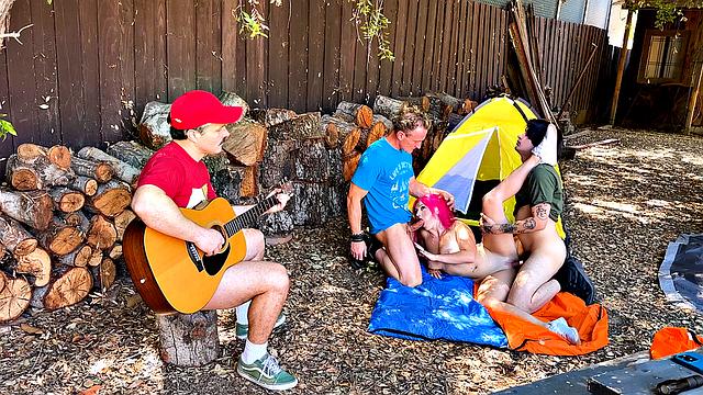 Share Your Camper Cutie Bathed in Cum