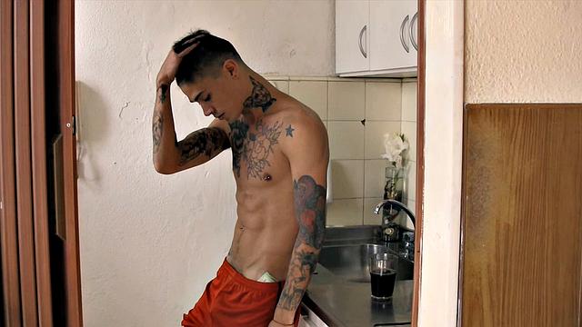 two straight backpackers get dared into raw gay sex for cash and cum hard on each other's faces