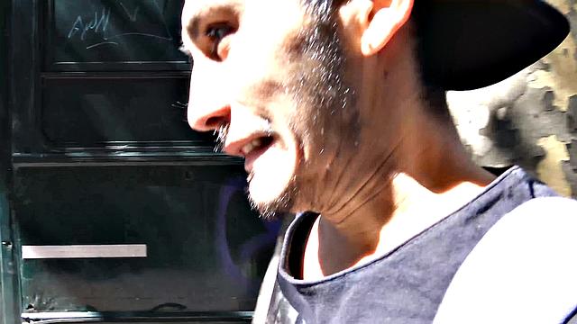 two straight backpackers get dared into raw gay sex for cash and cum hard on each other's faces