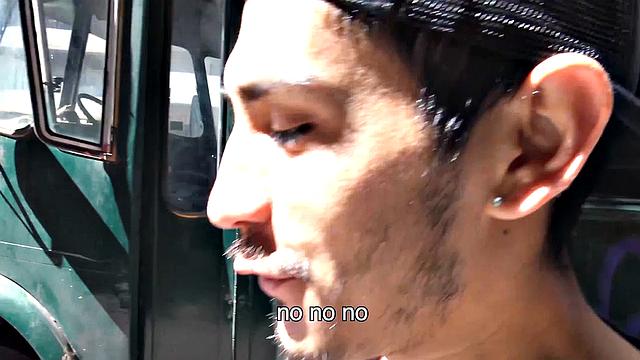 two straight backpackers get dared into raw gay sex for cash and cum hard on each other's faces
