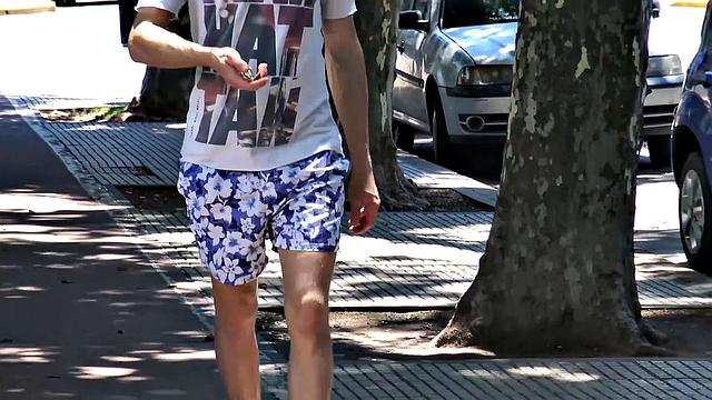 two straight backpackers get dared into raw gay sex for cash and cum hard on each other's faces