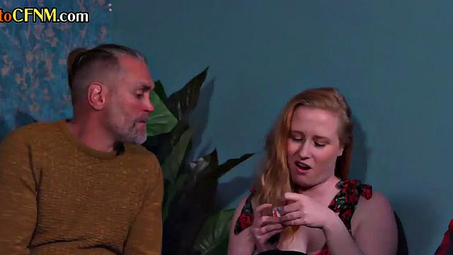 Shameless CFNM enjoys sex show with their neighbors