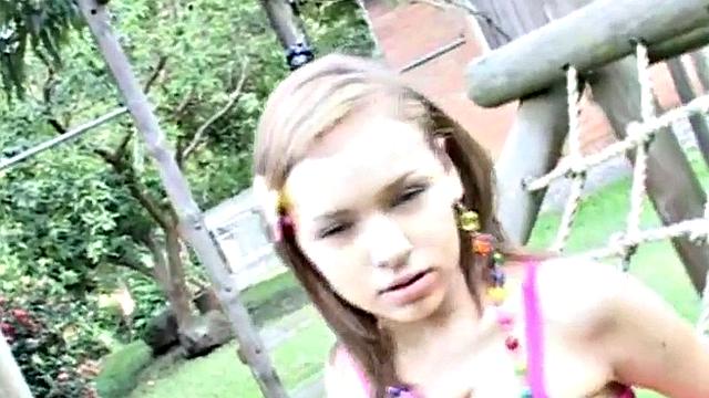 Sexy teen Selina masturbates for the camera