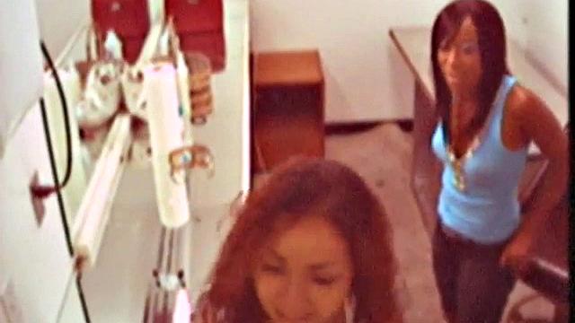 Horny office lesbians licking pussy