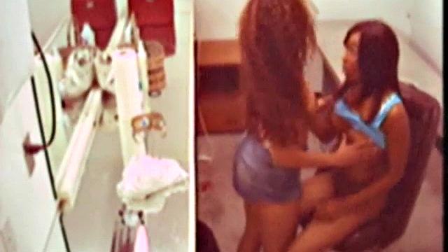 Horny office lesbians licking pussy