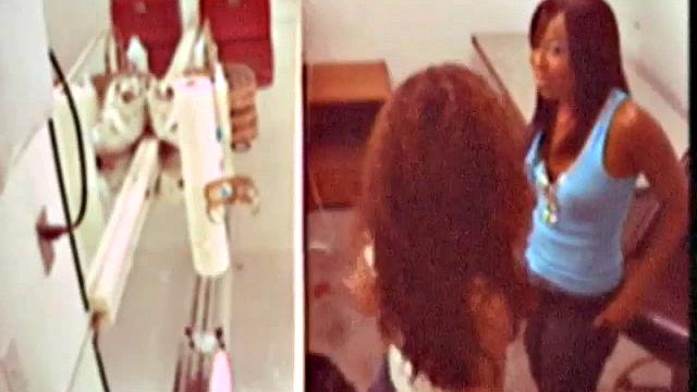 Horny office lesbians licking pussy