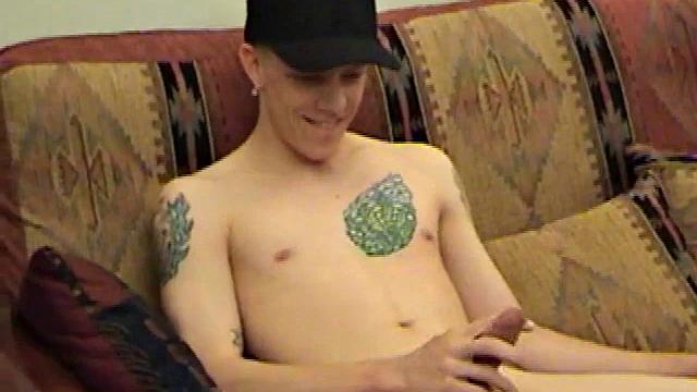 Finding himself home alone one afternoon, hot and hunky guy Shane kicks back and relaxes. Before long, his big fat cock is out, showing off his tight hole as he gets ready to explode.