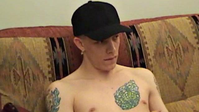 Finding himself home alone one afternoon, hot and hunky guy Shane kicks back and relaxes. Before long, his big fat cock is out, showing off his tight hole as he gets ready to explode.