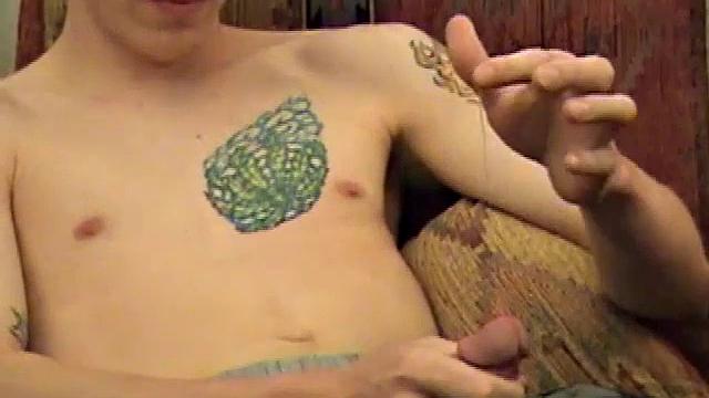 Finding himself home alone one afternoon, hot and hunky guy Shane kicks back and relaxes. Before long, his big fat cock is out, showing off his tight hole as he gets ready to explode.