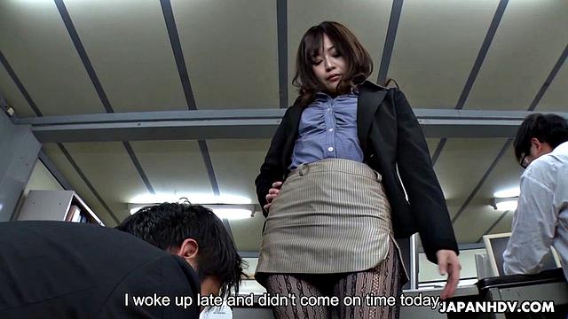 Asuka Kyono Is New Office Slut