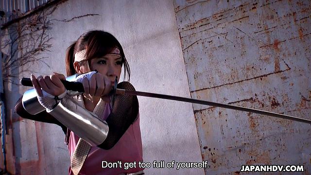 Superhero ninja Sumire Matsu fucked by enemies