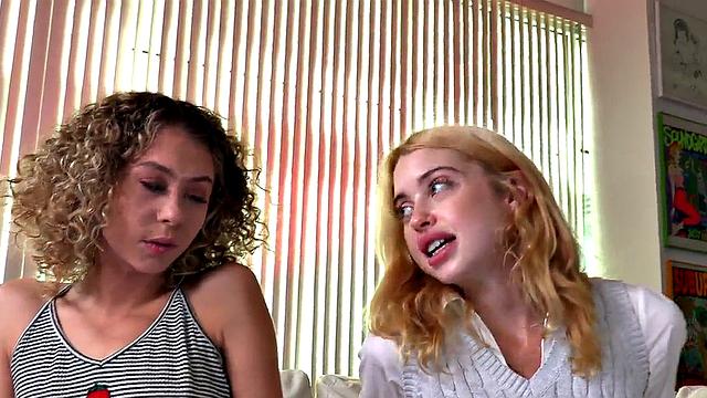 Sweet sluts in POV 3way