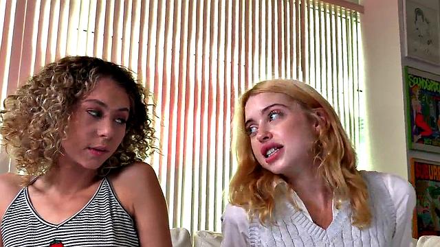 Sweet sluts in POV 3way