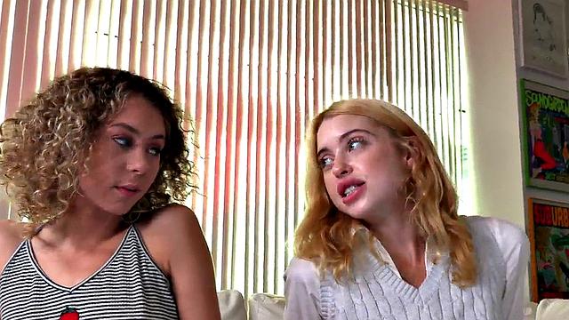 Sweet sluts in POV 3way