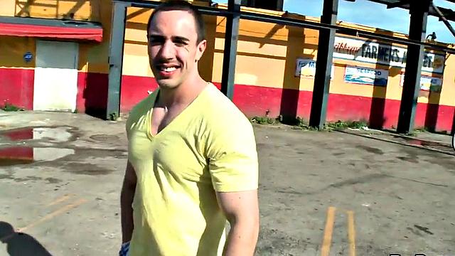 Bareback interracial anal with a pierced black guy who loves it outdoors