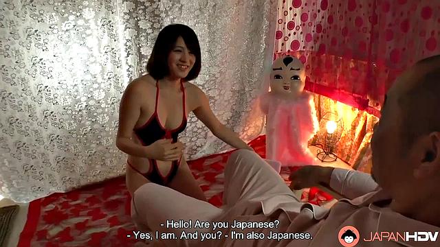 Massage parlor girl Noa Koizumi gives full service massage today