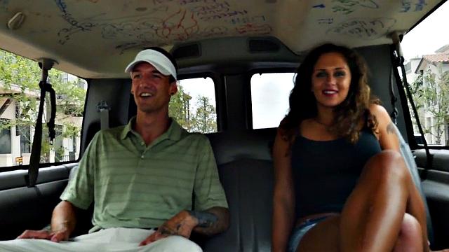 Pulled str8 stud bangs man's ass in public outdoor van