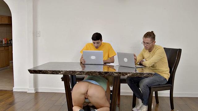 Big-titted MILFs love cockriding in 3way