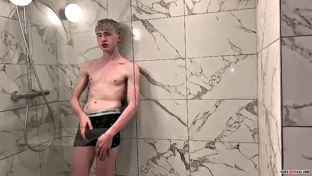 Horny In The Hotel Room - Jackson McQueen Takes It