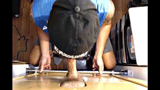 Construction Worker Gets Gloryhole Milked