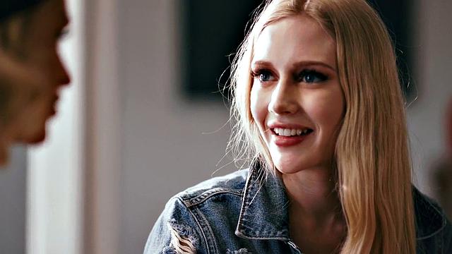 Lesbian babes enjoy kissing, licking, fingering, and 69 pose