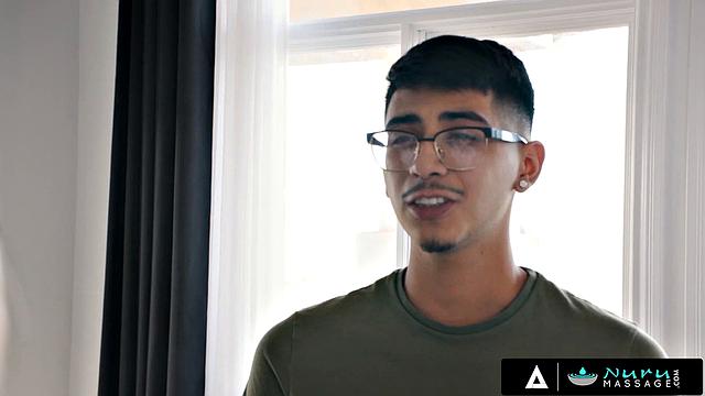 NURU MASSAGE - Big Titties MILF Andi Avalon Gives Teen His First Perfect NURU Fuck