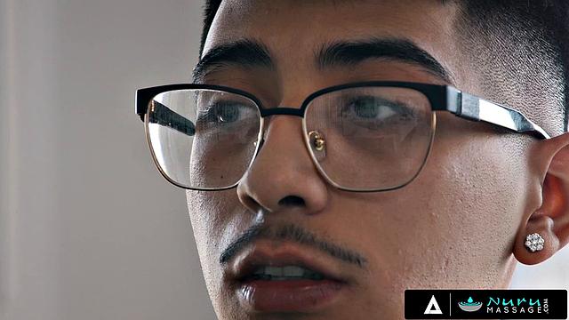 NURU MASSAGE - Big Titties MILF Andi Avalon Gives Teen His First Perfect NURU Fuck