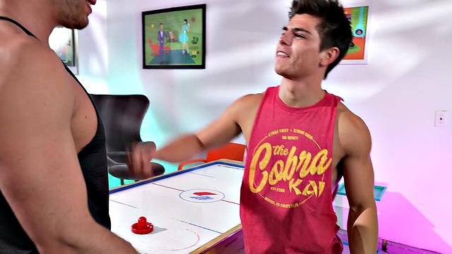 FalconStudios - Party Jock Gets To Ride & Get Barebacked Hard By Hunk's Cock