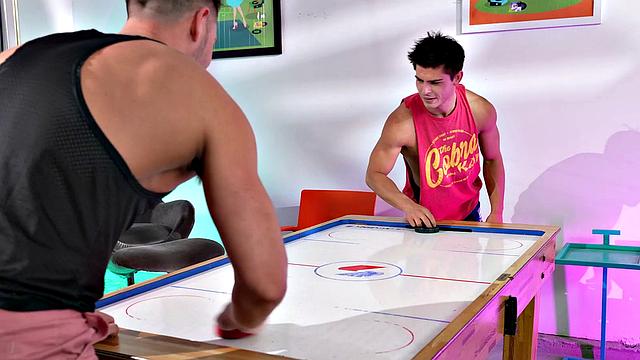 FalconStudios - Party Jock Gets To Ride & Get Barebacked Hard By Hunk's Cock