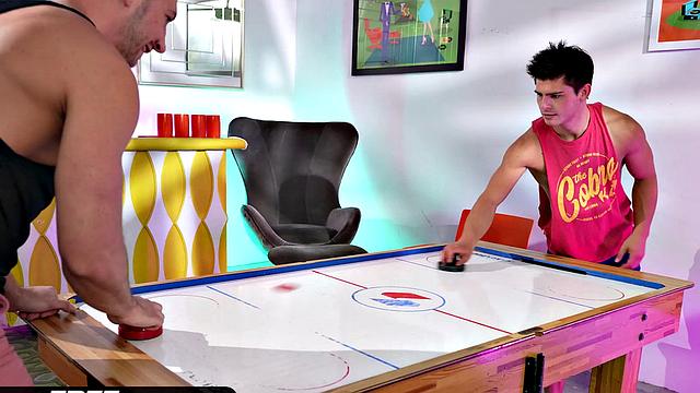 FalconStudios - Party Jock Gets To Ride & Get Barebacked Hard By Hunk's Cock