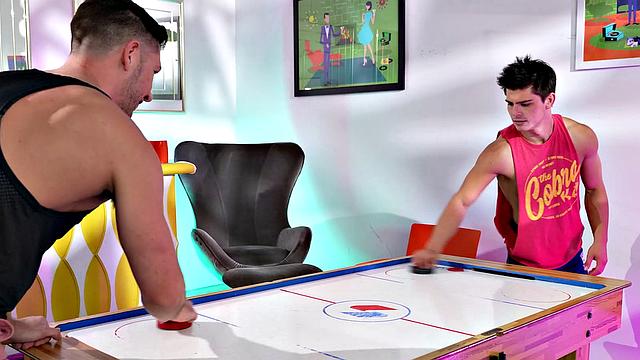 FalconStudios - Party Jock Gets To Ride & Get Barebacked Hard By Hunk's Cock