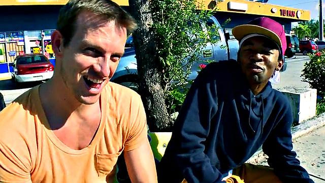 Nubian thug assfucked in public stockroom by white top