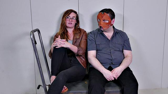 Submissive babe sucking her master