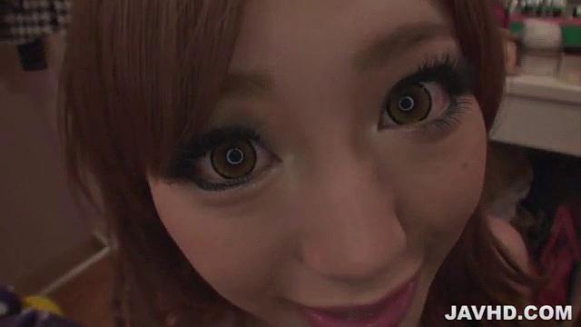 控室でどっきりゴックンフェラ 櫻木梨乃