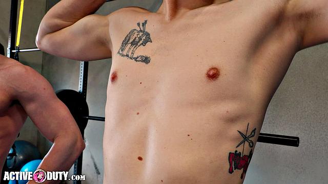 ActiveDuty - Hot Soldiers Work Each Others Holes