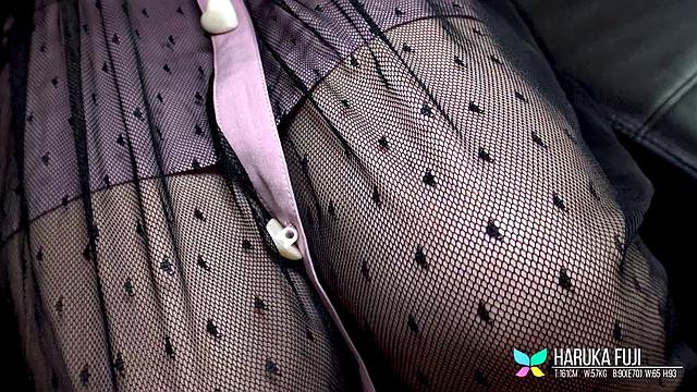 Haruka Fuji teases in lingerie and drives her man wild