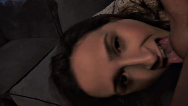 Slutty anal babe fucked by big white dick in missionary