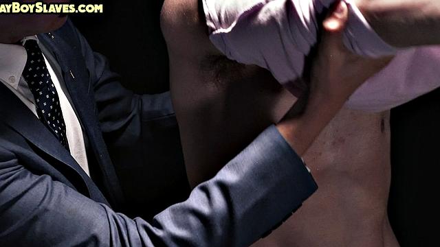 Submissive slave assfucked by daddy in obedient sex